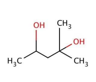 Hexylene glycol (CAS 107-41-5) - chemical structure image