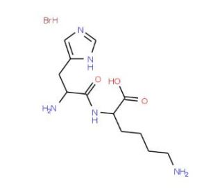 His-Lys-hydrobromide salt (CAS 151151-29-0) - chemical structure image