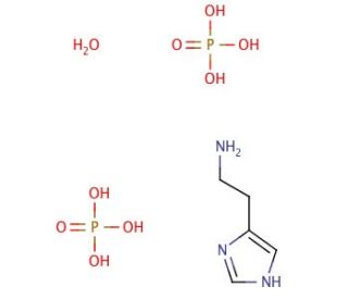 Histamine bisphosphate monohydrate (CAS 51-74-1) - chemical structure image