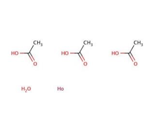 Holmium Acetate Hydrate (CAS 25519-09-9) - chemical structure image