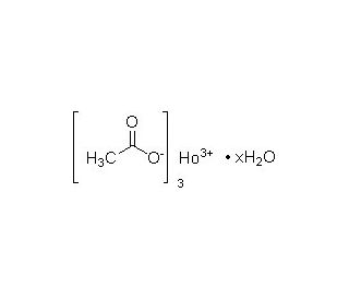 Holmium(III) acetate (CAS 312619-49-1) - chemical structure image