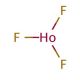 Holmium(III) fluoride (CAS 13760-78-6) - chemical structure image