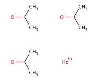 Holmium(III) isopropoxide, 5% w/v in toluene/isopropanol (CAS 30429-72-2) - chemical structure image