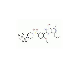 Homo Sildenafil-d5 - chemical structure image