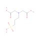 Homotaurine N,N-Diacetic Acid (CAS 134152-15-1) - chemical structure image