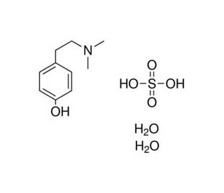 Hordenine Sulfate Dihydrate (CAS 6202-17-1) - chemical structure image