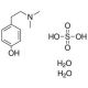 Hordenine Sulfate Dihydrate (CAS 6202-17-1) - chemical structure image