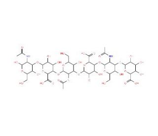 Hyaluronate Hexasaccharide (CAS 73603-40-4) - chemical structure image