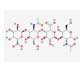 Hyaluronic acid (CAS 9004-61-9) - chemical structure image