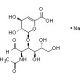 Hyaluronic acid disaccharide ΔDiHA sodium salt (CAS 149368-06-9) - chemical structure image