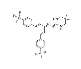 Hydramethylnon (CAS 67485-29-4) - chemical structure image