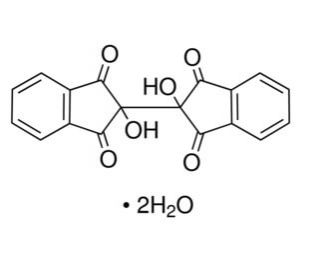 Hydrindantin dihydrate (CAS 5950-69-6) - chemical structure image
