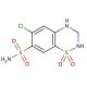 Hydrochlorothiazide (CAS 58-93-5) - chemical structure image