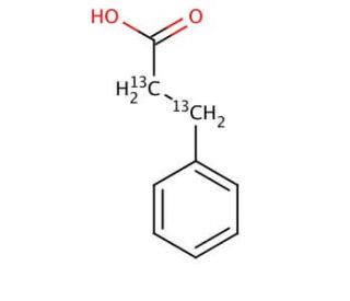 Hydrocinnamic acid-2,3-13C2 (CAS 286367-71-3) - chemical structure image
