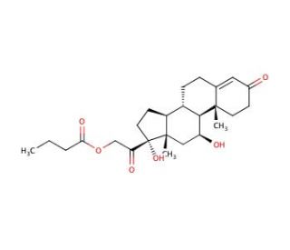 Hydrocortisone 21-Butyrate - chemical structure image