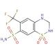 Hydroflumethiazide (CAS 135-09-1) - chemical structure image