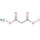 Hydrogen Methyl Malonate Potassium Salt (CAS 38330-80-2) - chemical structure image
