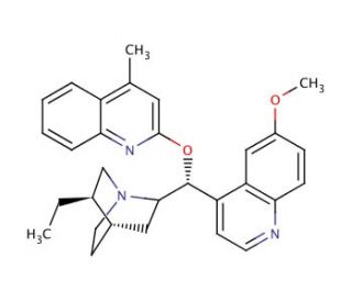 Hydroquinine 4-methyl-2-quinolyl ether (CAS 135096-79-6) - chemical structure image