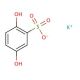 Hydroquinonesulfonic acid potassium salt (CAS 21799-87-1) - chemical structure image