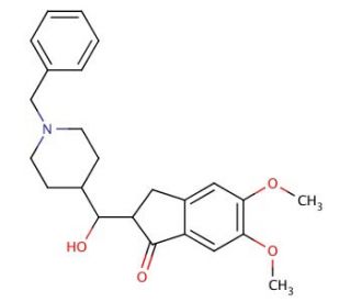 Hydroxy Donepezil (Mixture of Diastereomers) (CAS 197010-20-1) - chemical structure image