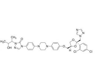 Hydroxy Itraconazole (CAS 112559-91-8) - chemical structure image