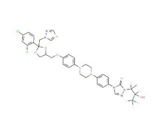Hydroxy Itraconazole-d5 - chemical structure image