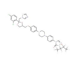 Hydroxy Itraconazole-d8 (CAS 1217516-26-1) - chemical structure image