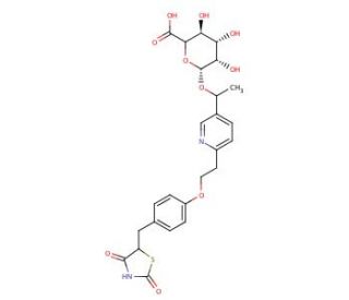 Hydroxy Pioglitazone (M-IV) &beta;-D-Glucuronide (CAS 625853-76-1) - chemical structure image