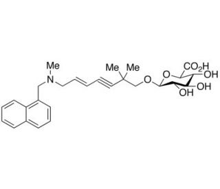 Hydroxy Terbinafine &beta;-D-Glucuronide (CAS 99473-12-8) - chemical structure image