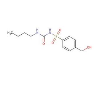 Hydroxy Tolbutamide (CAS 5719-85-7) - chemical structure image