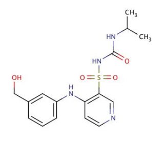 Hydroxy Torsemide (CAS 99300-68-2) - chemical structure image