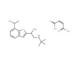 Hydroxybufuralol maleate - chemical structure image