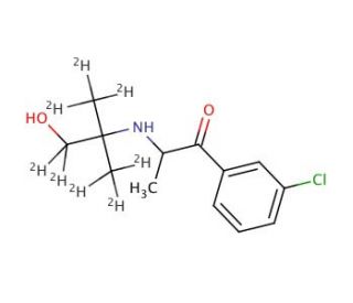 Hydroxybupropion-d8 - chemical structure image