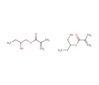 Hydroxybutyl methacrylate, mixture of isomers (CAS 29008-35-3) - chemical structure image