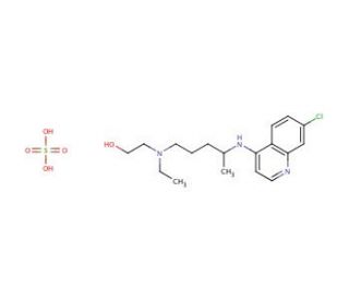 Hydroxychloroquine Sulfate (CAS 747-36-4) - chemical structure image