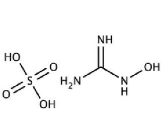 Hydroxyguanidine sulfate (CAS 13115-21-4) - chemical structure image