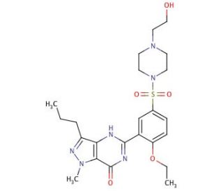 Hydroxyhomo Sildenafil (CAS 139755-85-4) - chemical structure image