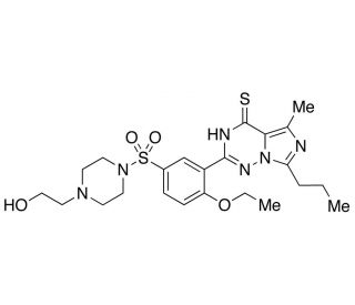 Hydroxythiovardenafil - chemical structure image