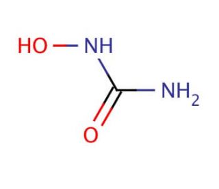Hydroxyurea (CAS 127-07-1) - chemical structure image 