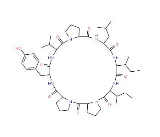 Hymenistatin I (CAS 129536-23-8) - chemical structure image