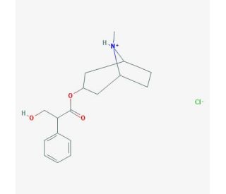 Hyoscyamine Hydrochloride (CAS 5934-50-9) - chemical structure image