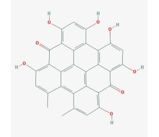 Hypericin (CAS 548-04-9) - chemical structure image