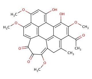 Hypocrellin B - chemical structure image