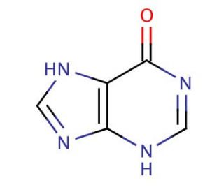 Hypoxanthine (CAS 68-94-0) - chemical structure image