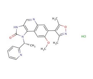 I-BET 151 Hydrochloride (CAS 1300031-49-5 (non HCl Salt)) - chemical structure image