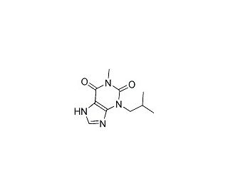 IBMX (CAS 28822-58-4) - chemical structure image