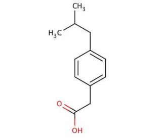 Ibufenac (CAS 1553-60-2) - chemical structure image