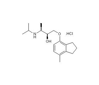 ICI 118,551 hydrochloride (CAS 72795-01-8) - chemical structure image