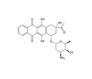 Idarubicin (CAS 58957-92-9) - chemical structure image