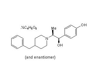 Ifenprodil hemitartrate (CAS 23210-58-4) - chemical structure image
